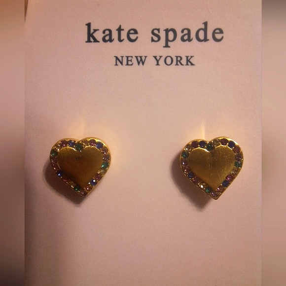 kate spade Jewelry - NWT Kate Spade heart  earrings